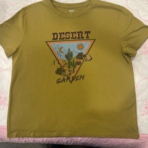 Sonoma Women’s Crew Neck Short Sleeve Desert Garden T-Shirt Size Large